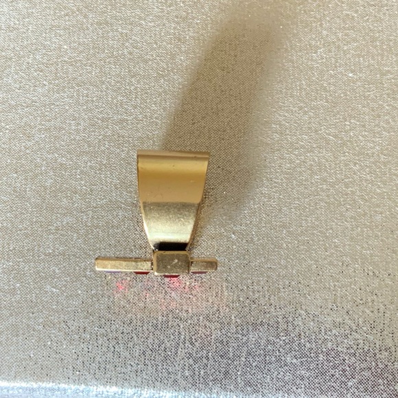 ALEX and ANI Crystal Cross Cocktail Ring - Picture 5 of 12